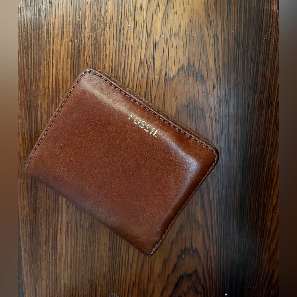 Brown Fossil Wallet